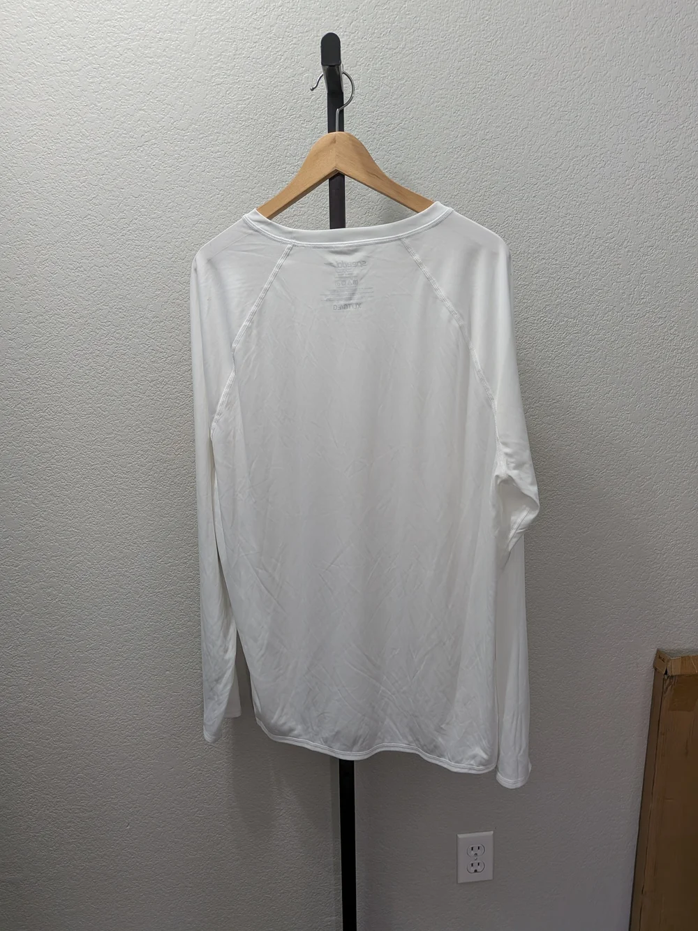 Speedo White Long Sleeve UV Swim Shirt